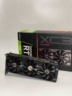 Видеокарта GeForce RTX 3080 10GB EVGA XC3 Ultra Gaming Б/У 1737 фото