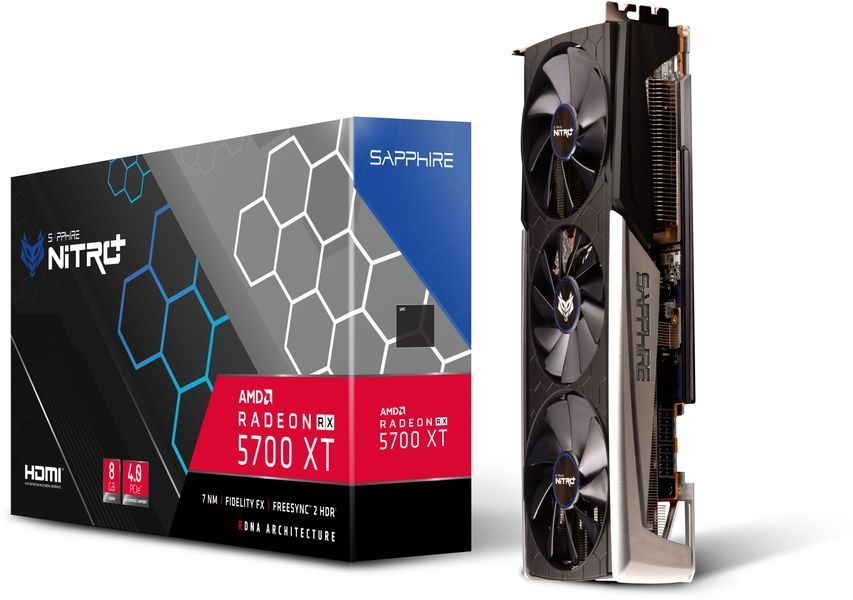 Видеокарта Sapphire Radeon RX 5700 XT NITRO+ (11293-03) Б/У 54454 фото Видеокарта Sapphire Radeon RX 5700 XT NITRO+ (11293-03) Б/У 54454 фото