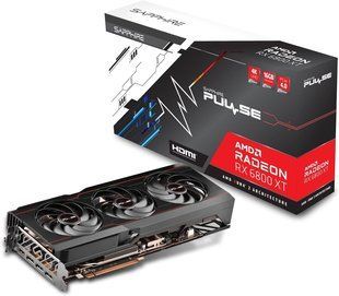 Видеокарта Sapphire Radeon RX 6800 XT 16 GB PULSE (11304-03) Б/У 113333 фото