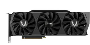 Видеокарта Zotac RTX 3080 10 GB Trinity GDDR6X Б/У 2011 фото
